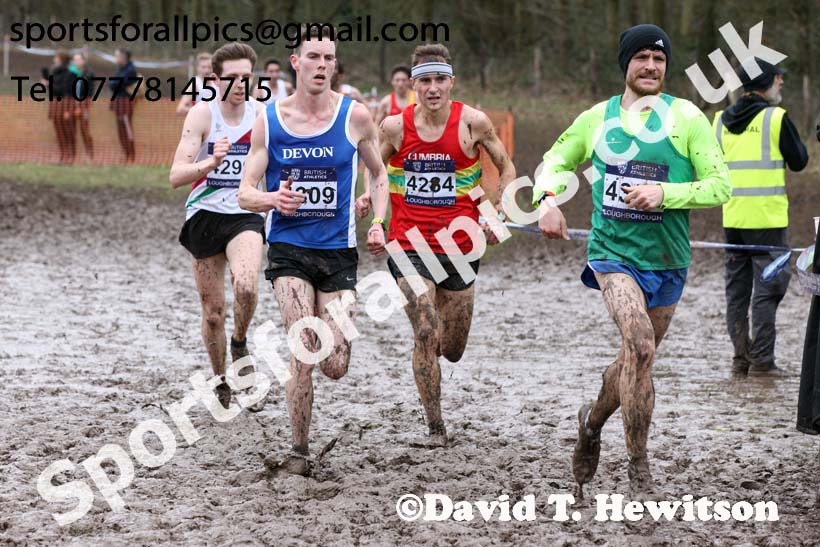 Senior mens 2018 British Inter Counties Cross Country Champs., Prestwold Hall, Loughborough. Photo: David T. Hewitson/Sports for All Pics